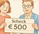 500 € an die Bibliothek des SAB